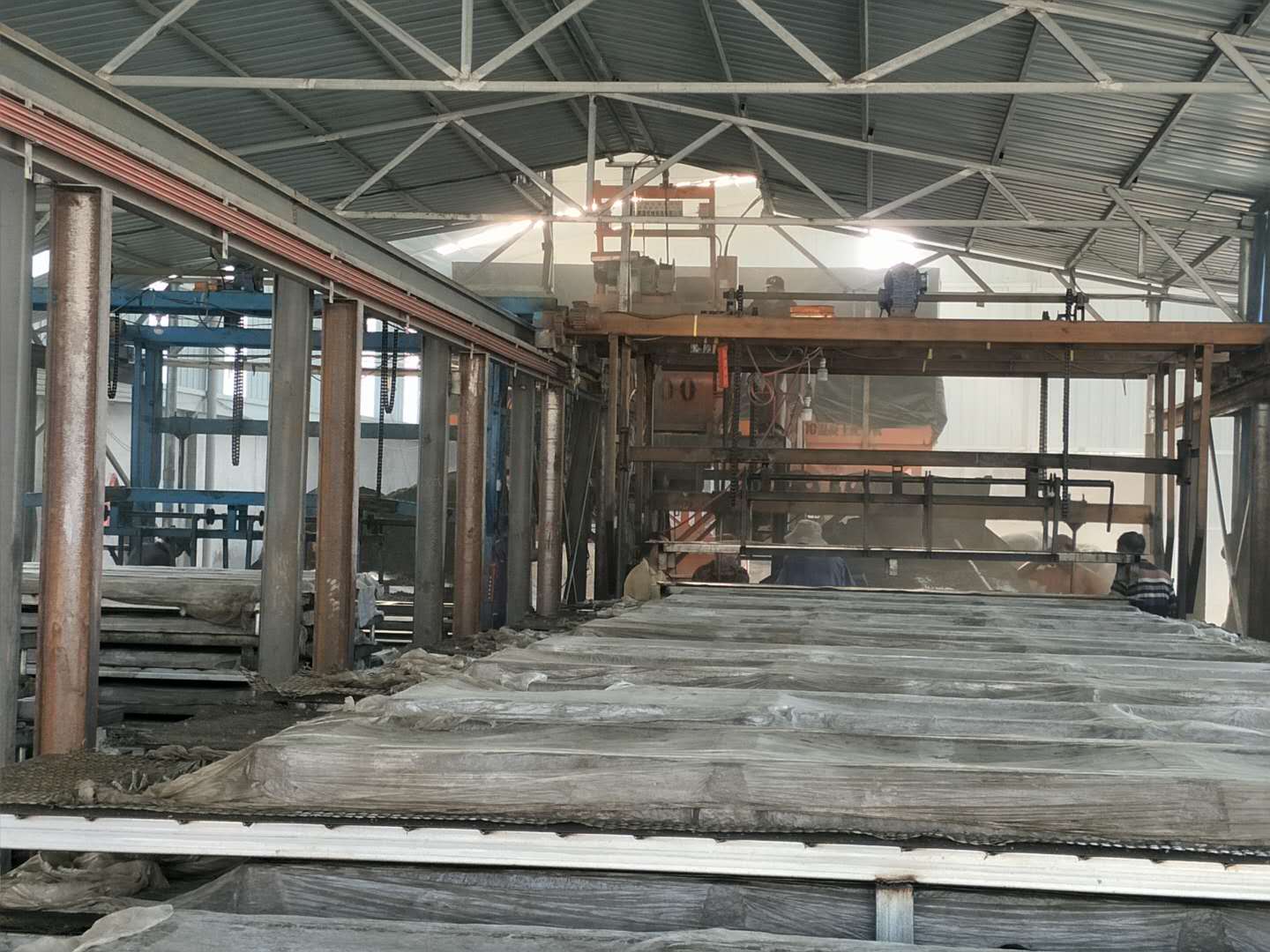 機制水泥漏糞板生產車間